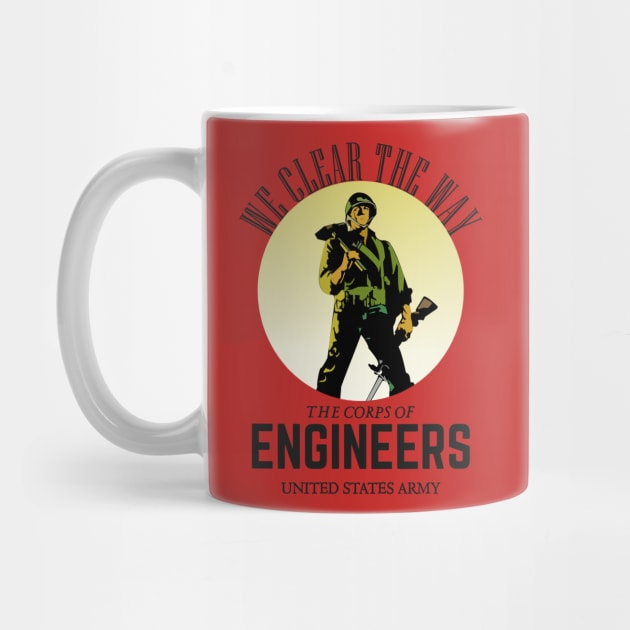 We Clear the Way - The Corps of Army Engineers T-Shirt by lucidghost